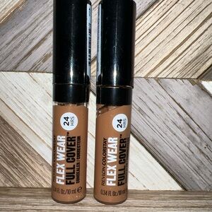 Revlon ColorStay FlexWear Full Cover Concealer - shade Nutmeg bundle of 2